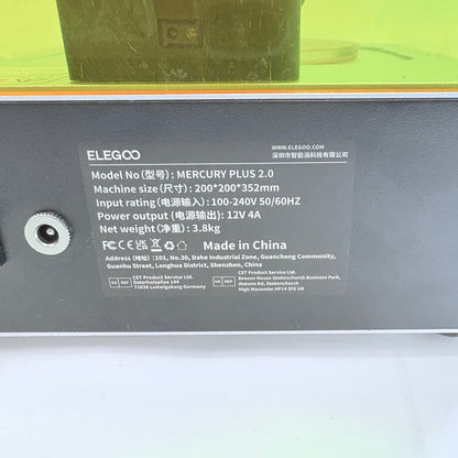 Elegoo Mercury Plus 2.0 Resin Curing Chamber