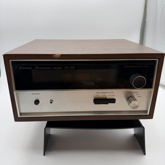 Vintage Sansui RA-500 Reverberation Amplifier TESTED READ
