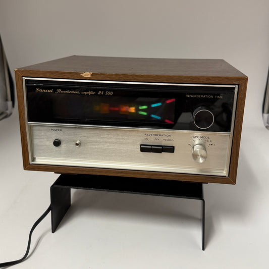 Vintage Sansui RA-500 Reverberation Amplifier TESTED READ