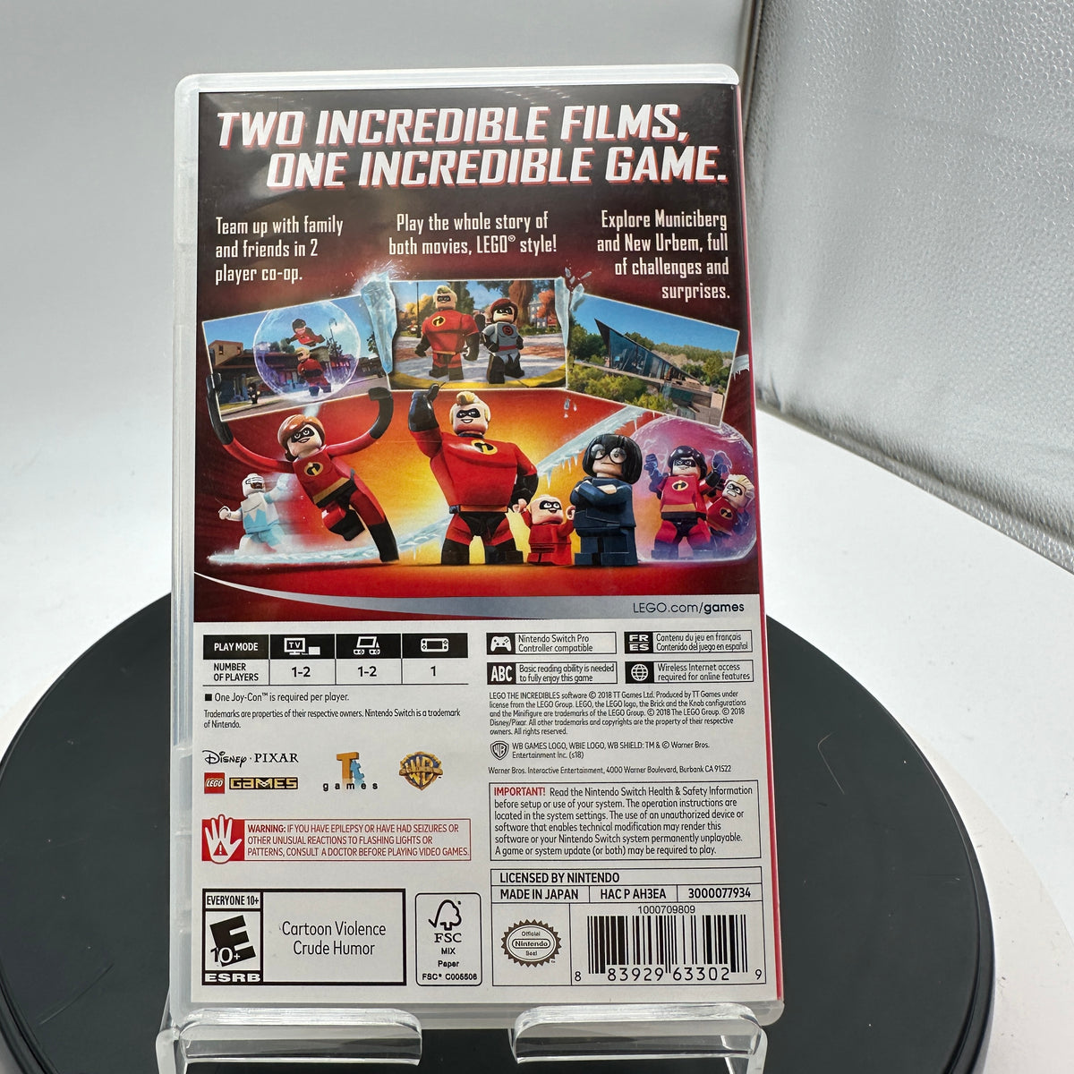 Nintendo Switch LEGO The Incredibles Used Game CIB