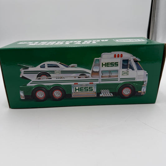 HESS 2016 Toy Truck and Dragster New Stored with Batteries Removed