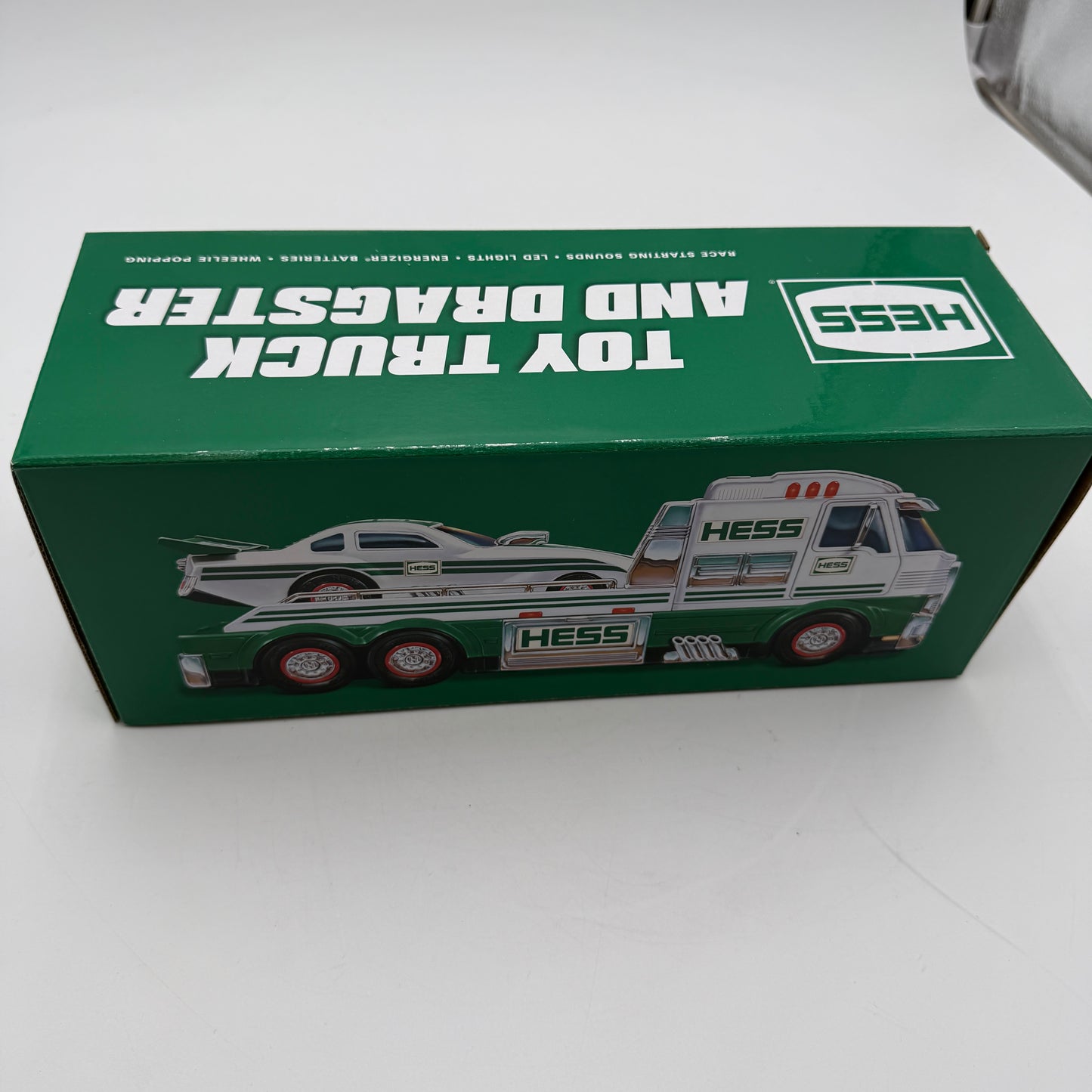 HESS 2016 Toy Truck and Dragster New Stored with Batteries Removed