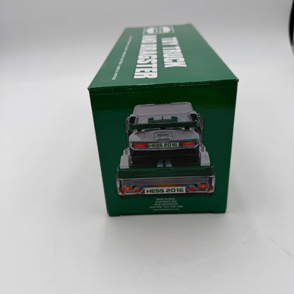 HESS 2016 Toy Truck and Dragster New Stored with Batteries Removed