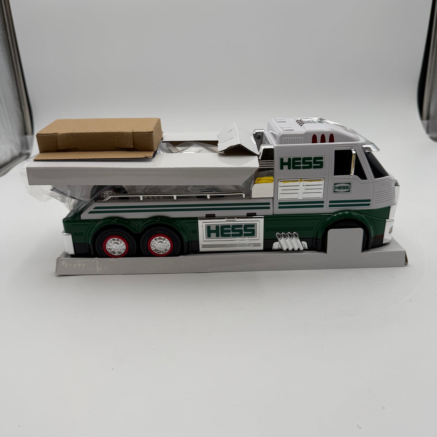 HESS 2016 Toy Truck and Dragster New Stored with Batteries Removed
