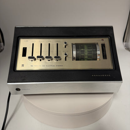 Panasonic FM AM Multiplex Stereo Wedge Table Radio RE-7430 - For Parts or Repair