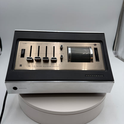 Panasonic FM AM Multiplex Stereo Wedge Table Radio RE-7430 - For Parts or Repair