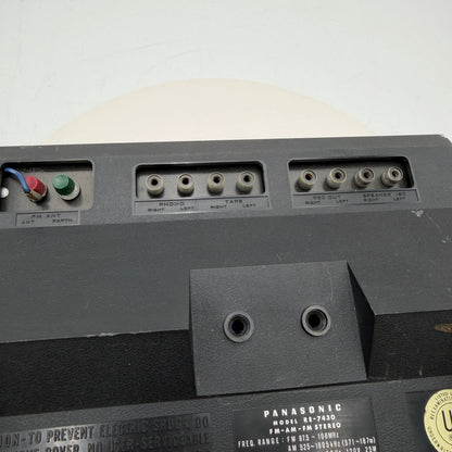 Panasonic FM AM Multiplex Stereo Wedge Table Radio RE-7430 - For Parts or Repair