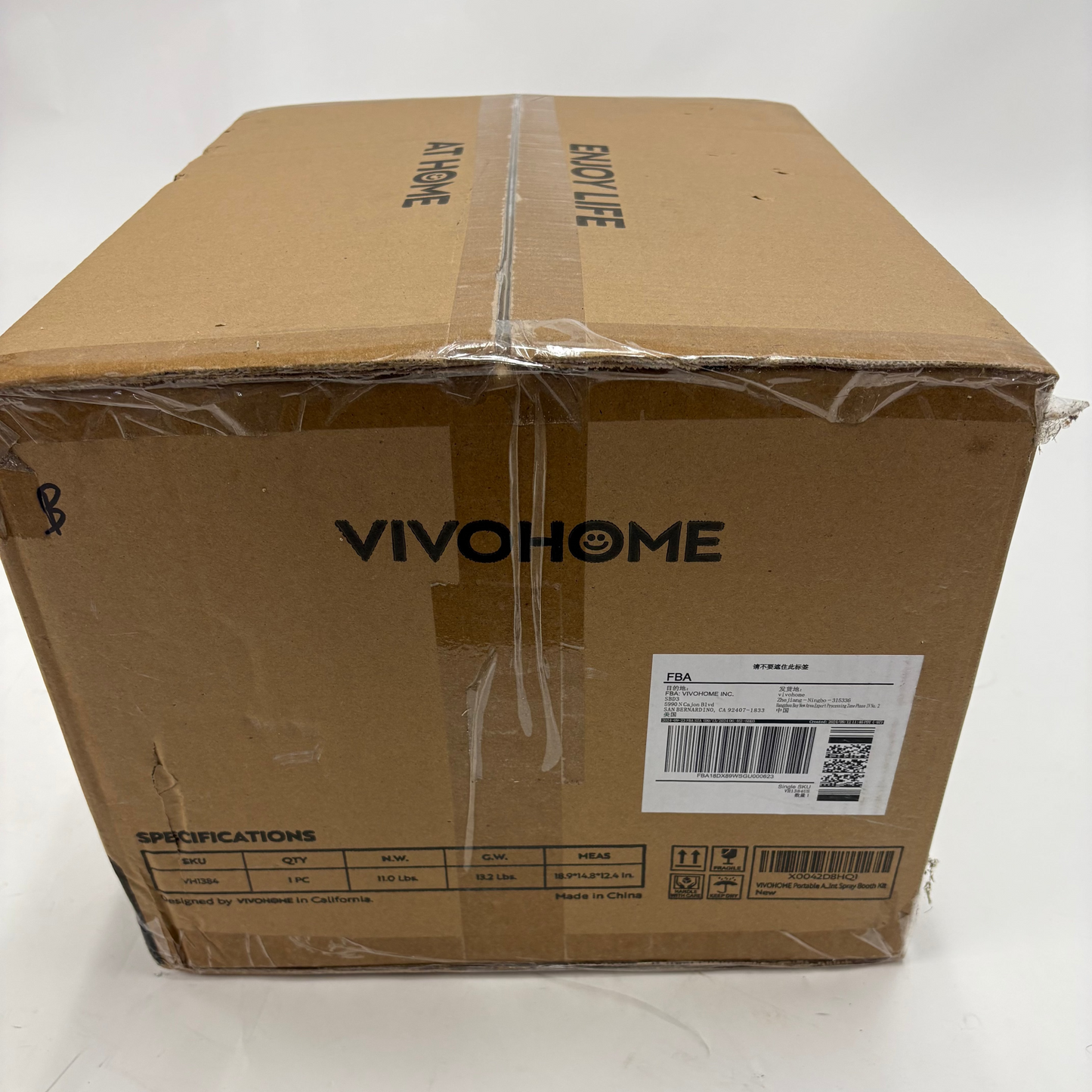 Vivohome Portable Airbrush Paint Spray Booth New In Box