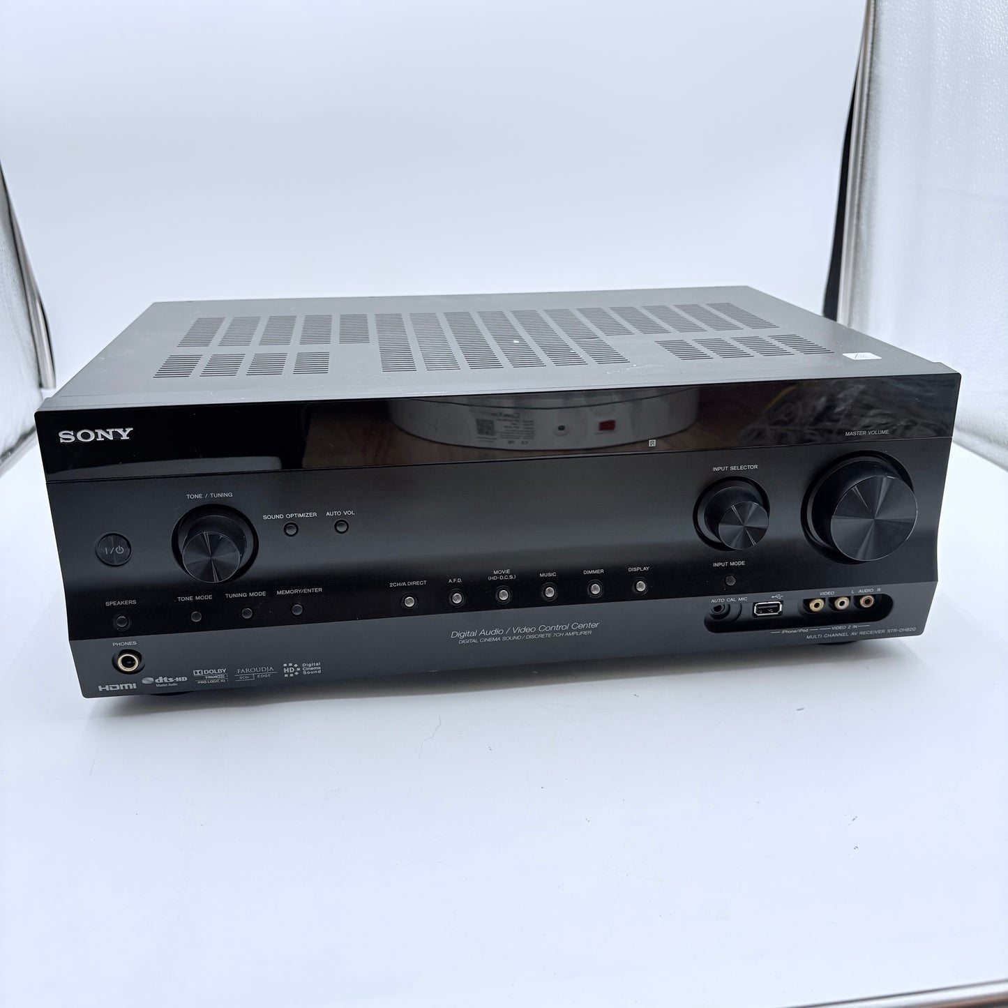 Sony STR-DH820 Home Audio Receiver Tested No Remote