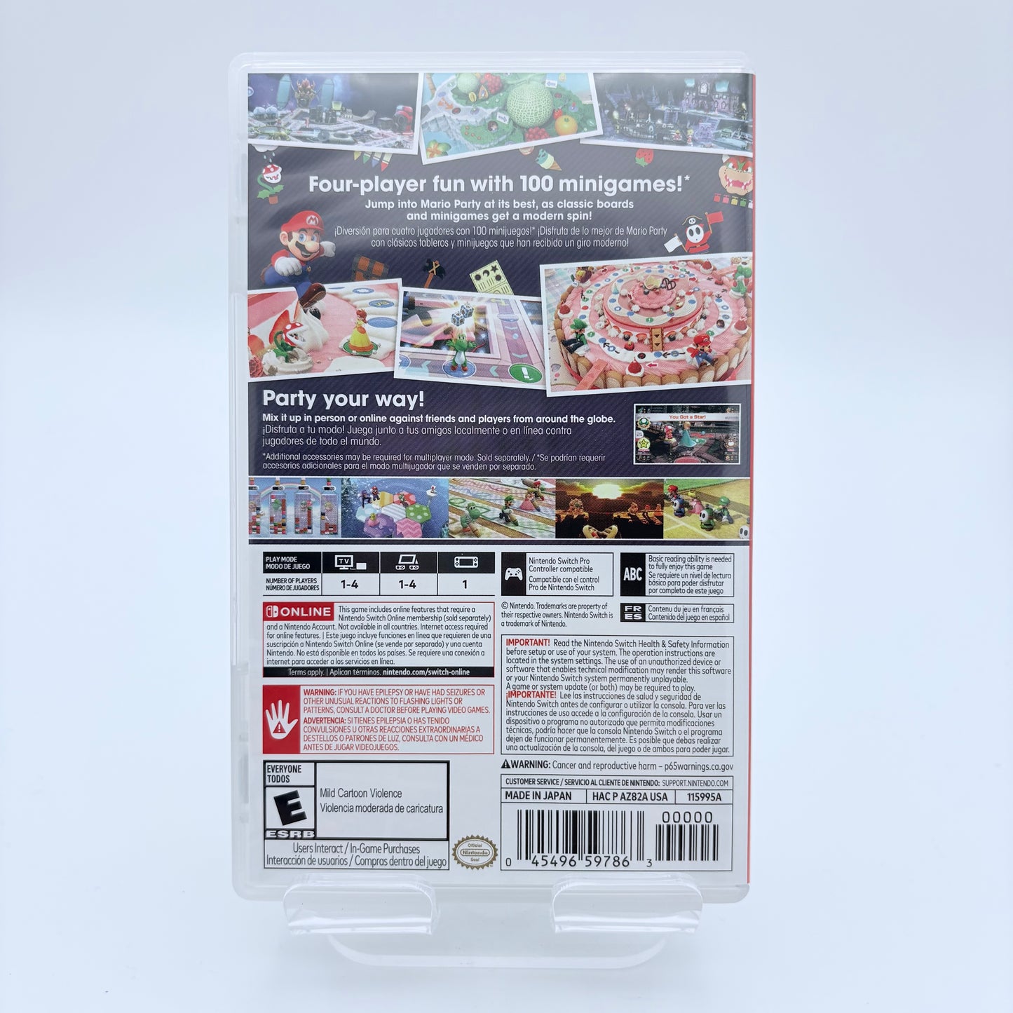 Mario Party Superstars Nintendo Switch CIB