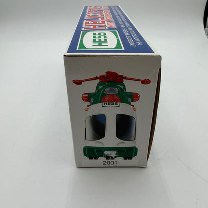 HESS 2001 Helicopter with Motorcycle and Cruiser New Stored with Batteries Removed