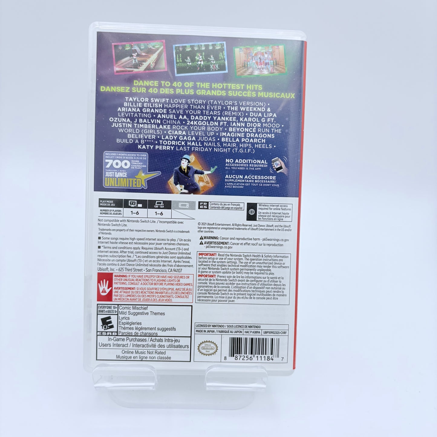 Just Dance 2022 Nintendo Switch CIB
