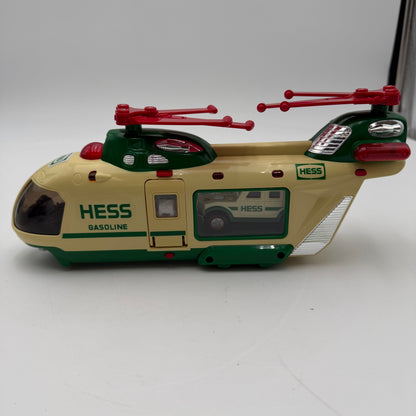 HESS 2001 Helicopter with Motorcycle and Cruiser New Stored with Batteries Removed