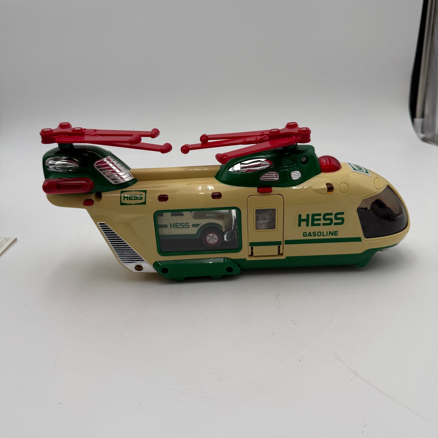 HESS 2001 Helicopter with Motorcycle and Cruiser New Stored with Batteries Removed