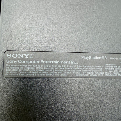 Sony PlayStation 3 CECH-2001A Console with 2 Controllers