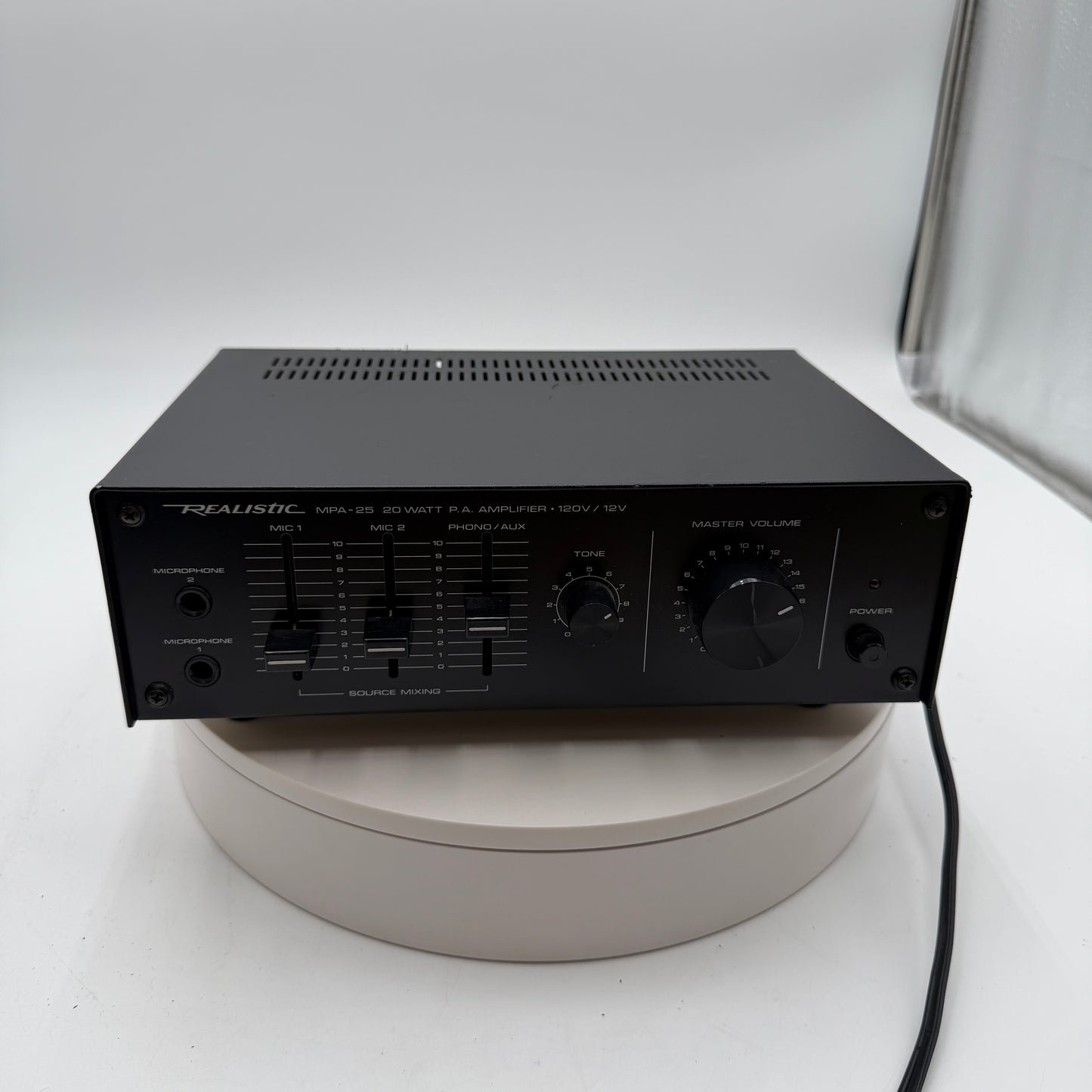 Realistic MPA-25 20 Watt P.A. Amplifier Untested