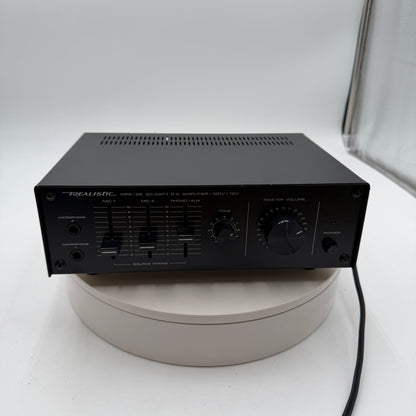 Realistic MPA-25 20 Watt P.A. Amplifier Untested