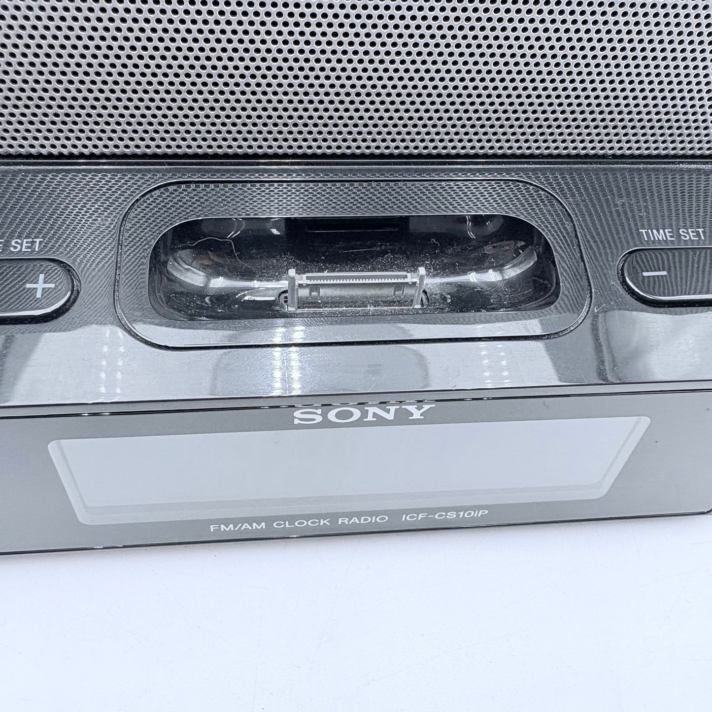 Sony ICF-CS10iP iPod Dock and Radio Black with Remote Tested