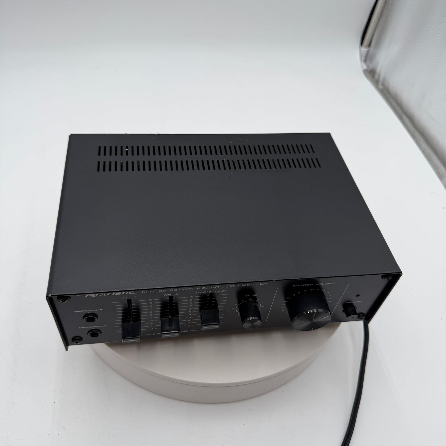 Realistic MPA-25 20 Watt P.A. Amplifier Untested