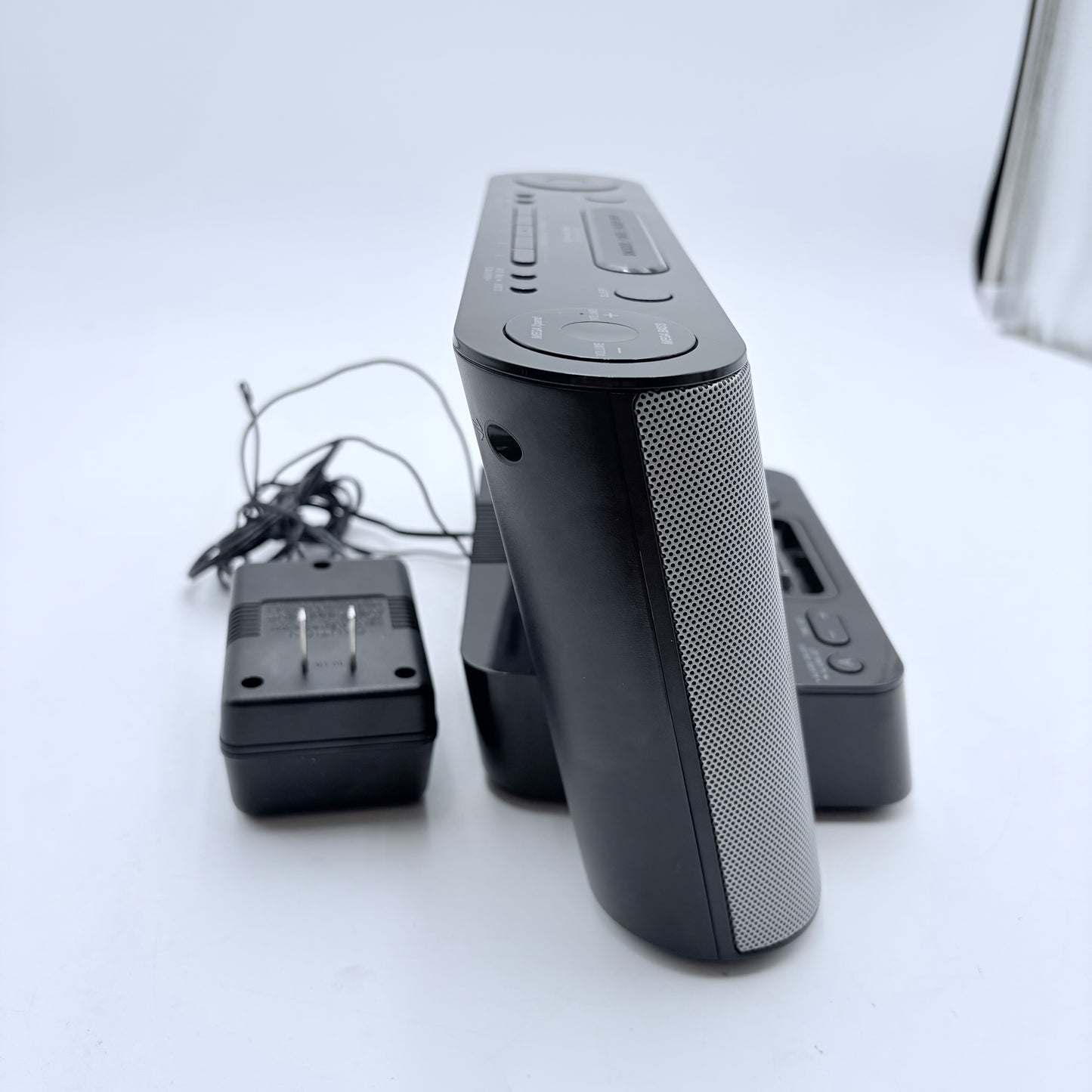 Sony ICF-CS10iP iPod Dock and Radio Black with Remote Tested