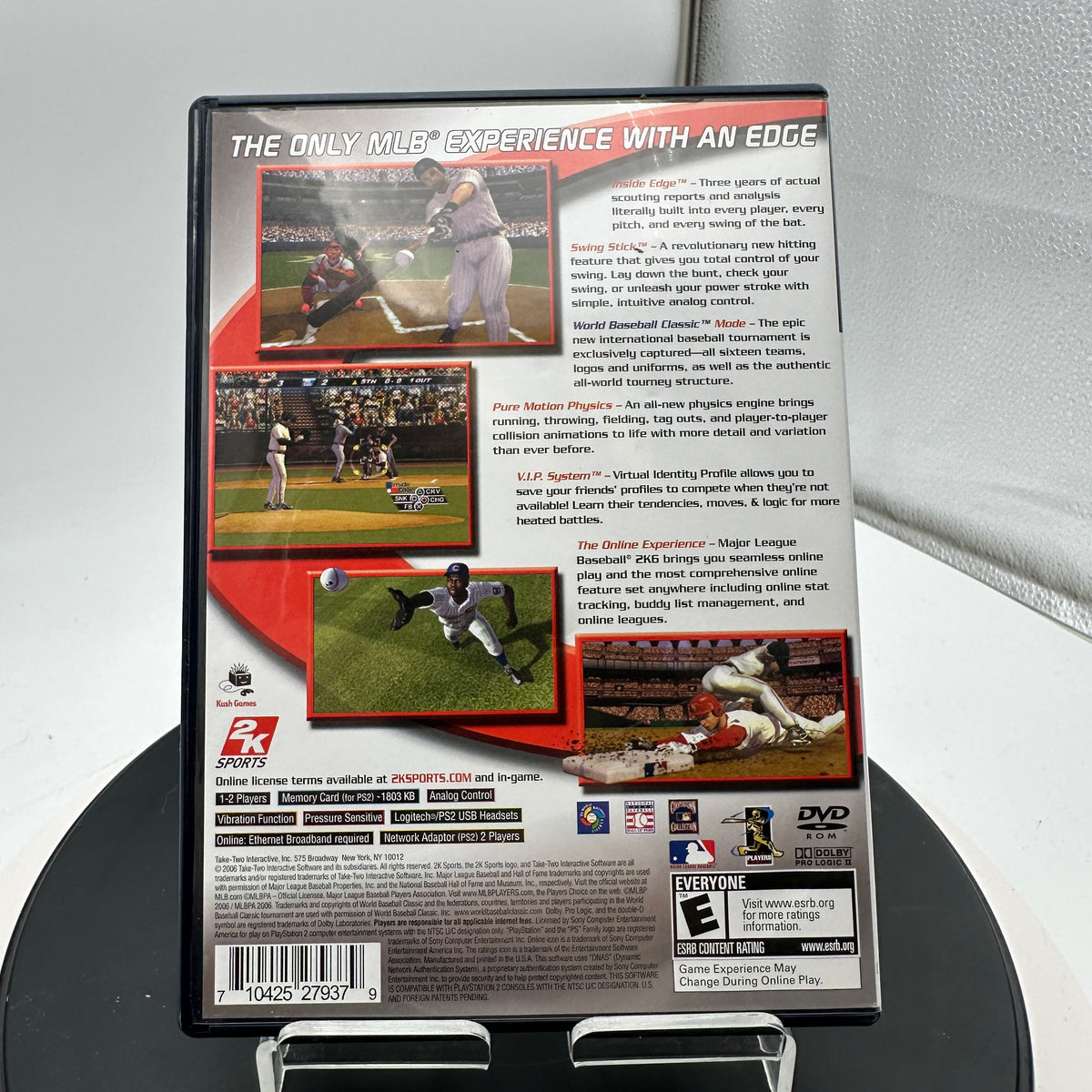 PAL Playstation 2 Major League Baseball 2K6 Video Game CIB