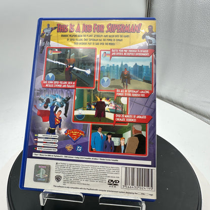 PAL Playstation 2 Superman Shadow of Apokolips Black CIB
