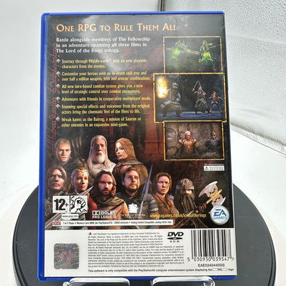 PAL Playstation 2 Lord of the Rings: The Third Age Black CIB