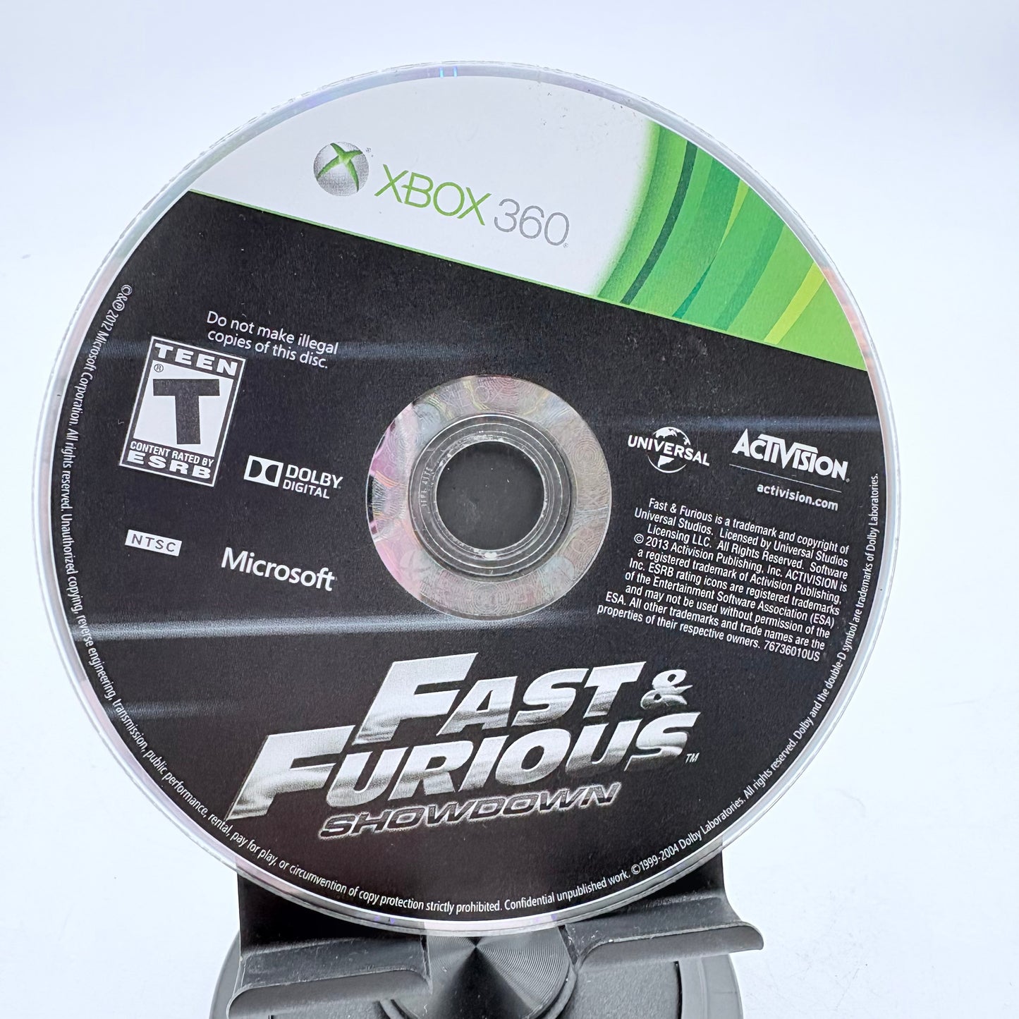 Fast and the Furious: Showdown Microsoft Xbox 360 Disc Only