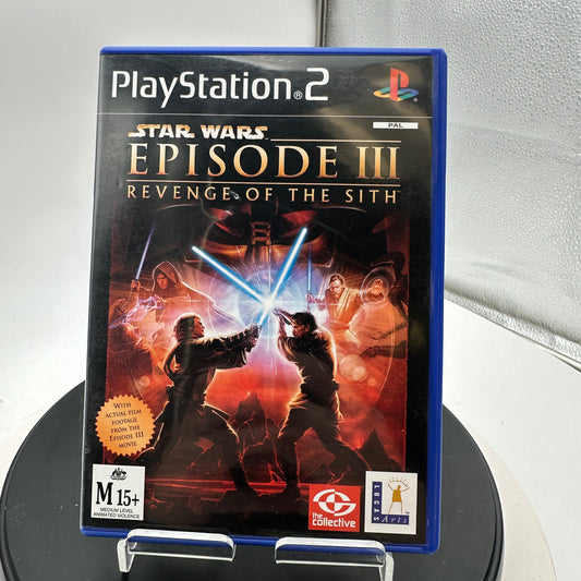 PAL Playstation 2 Star Wars Episode III: Revenge of the Sith Video Game CIB