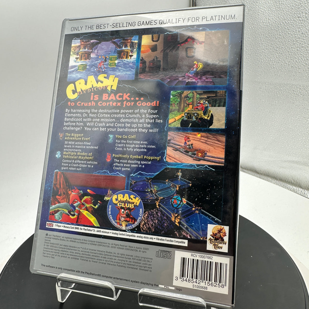 Crash Bandicoot The Wrath of Cortex [Platinum] - PAL PlayStation 2 Video Game