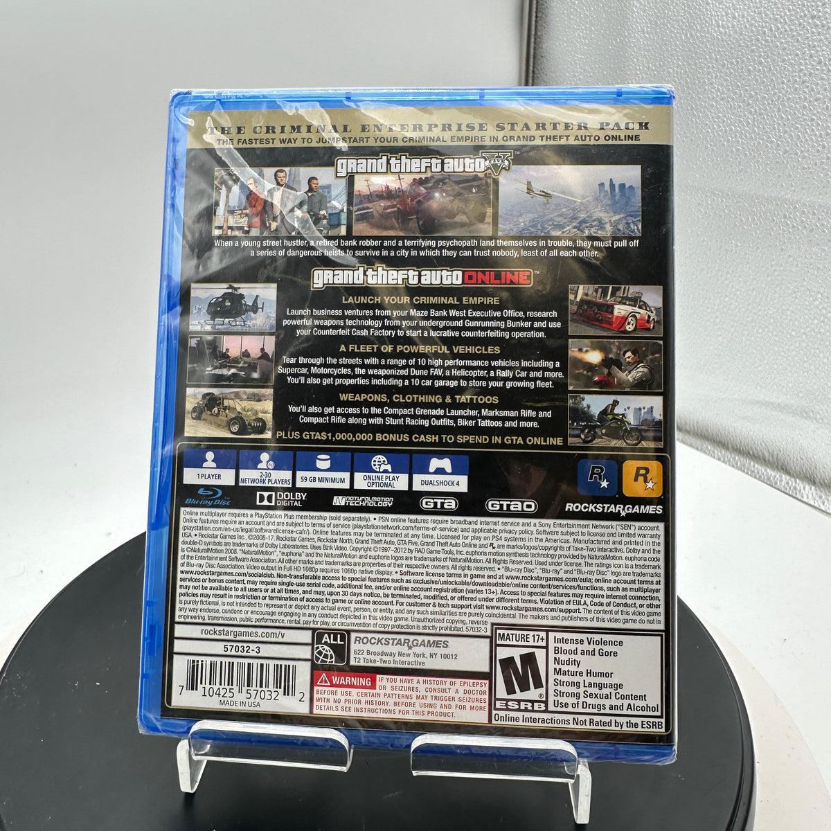 Grand Theft Auto V Premium Online Edition for PlayStation 4 Sealed