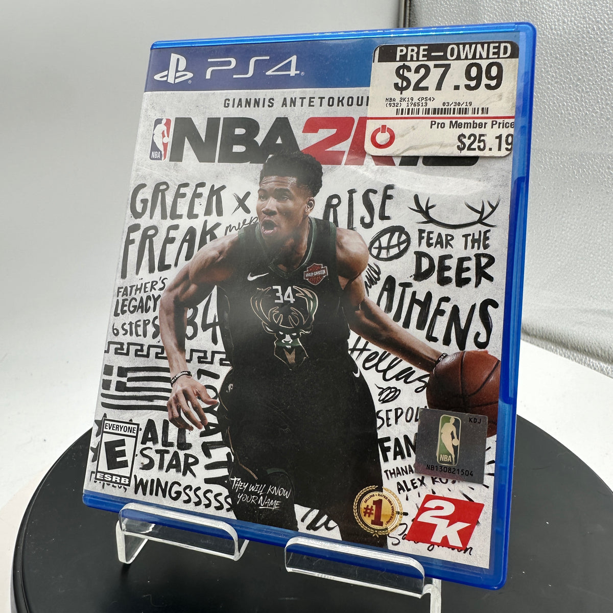 PlayStation 4 NBA 2K19 Video Game CIB