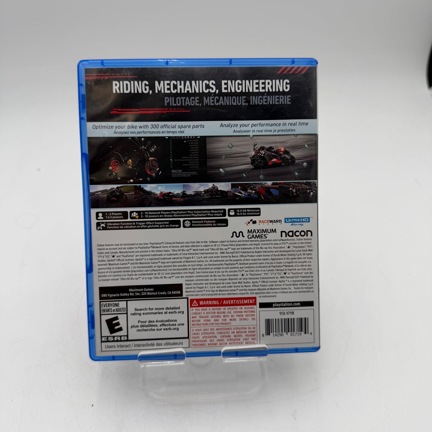 Playstation 5 RiMS Racing Video Game CIB
