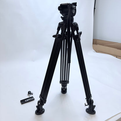 E-Image 2-Stage Aluminum Tripod with GH03 Fluid Head