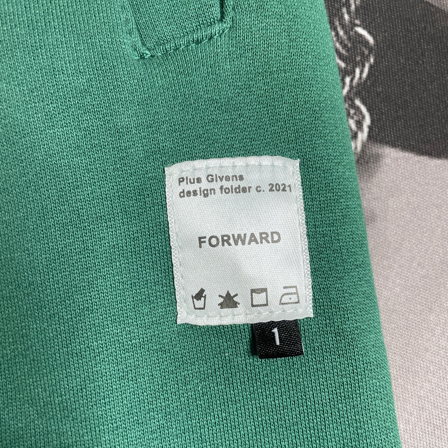 Plus Givens Design Folder Green Sweat Pant