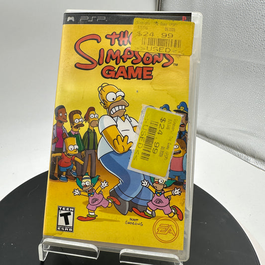 PSP The Simpsons Game Used CIB