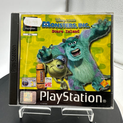 Monsters Inc. Scare Island PAL Playstation PS1 Game