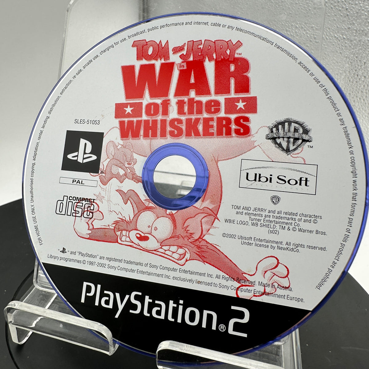 Tom and Jerry War of Whiskers - PAL PlayStation 2 Disc Only