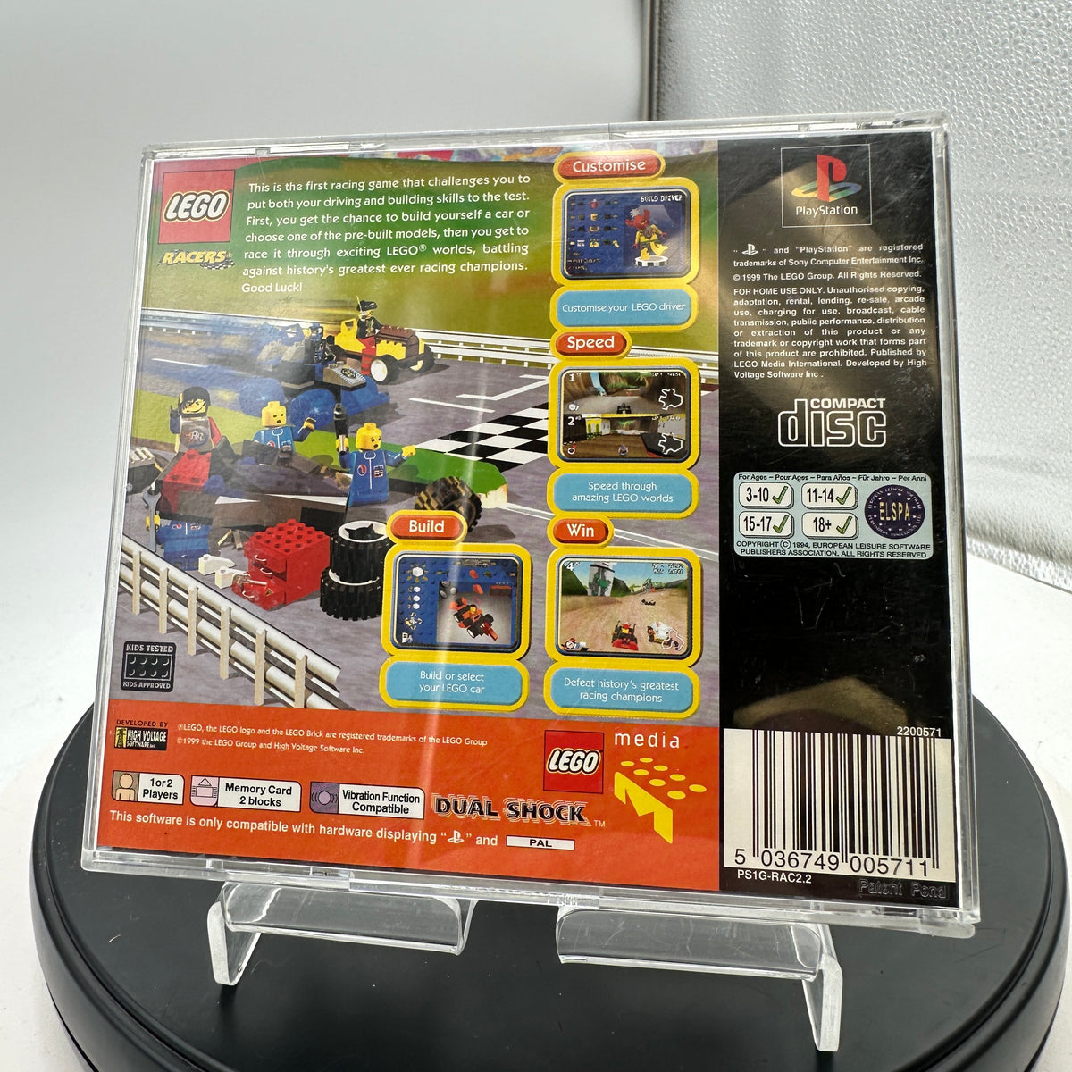 LEGO Racers PAL PlayStation Video Game