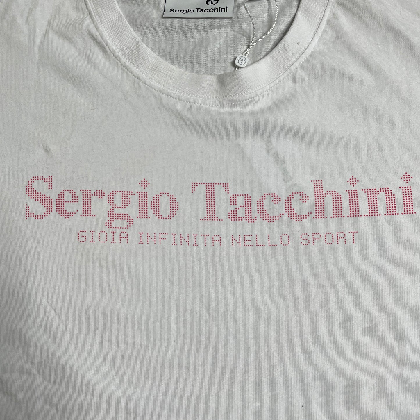 Serigio Tacchini Tabellone Tee White STS23M50539