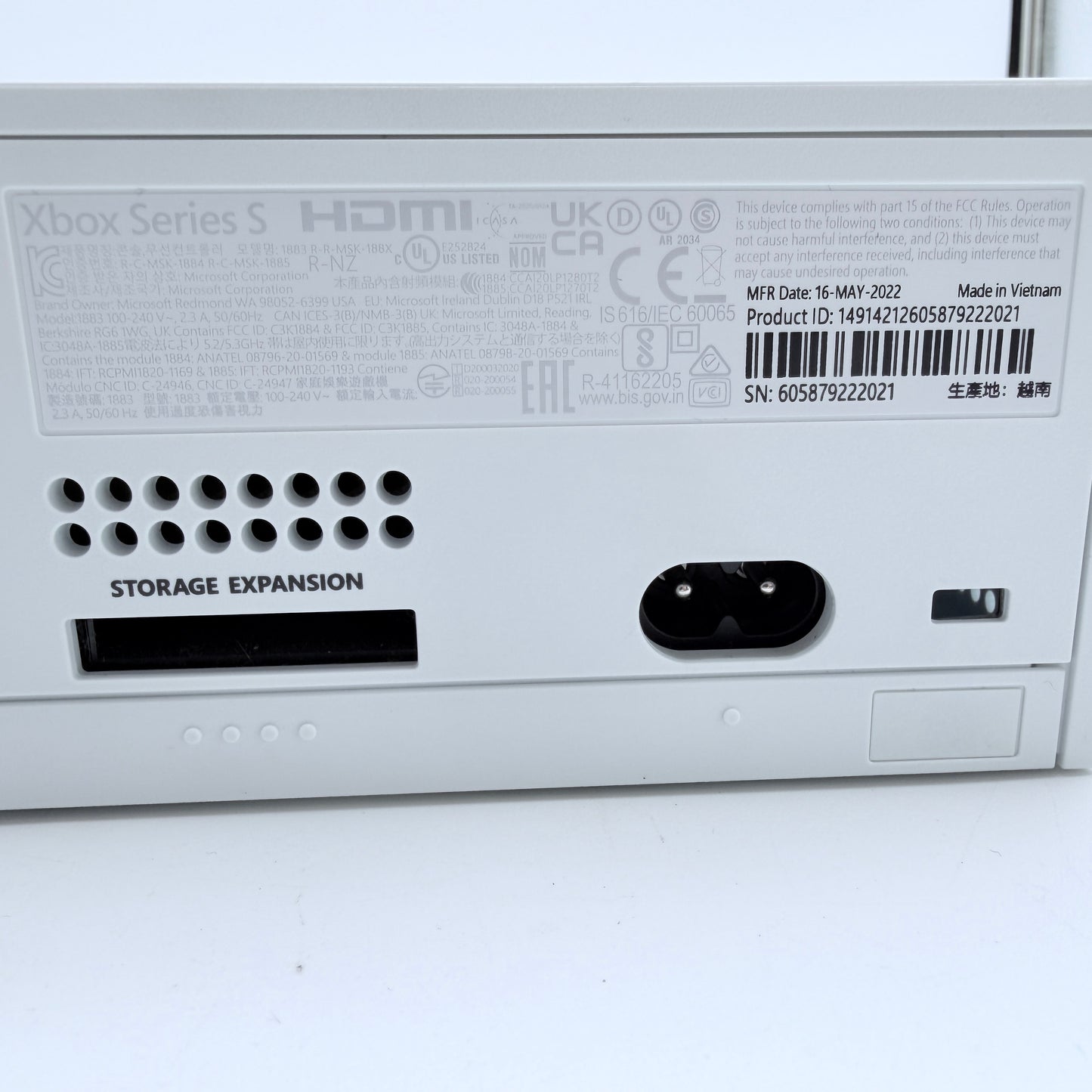 Microsoft Xbox Series S (1883) 2022 500GB - READ