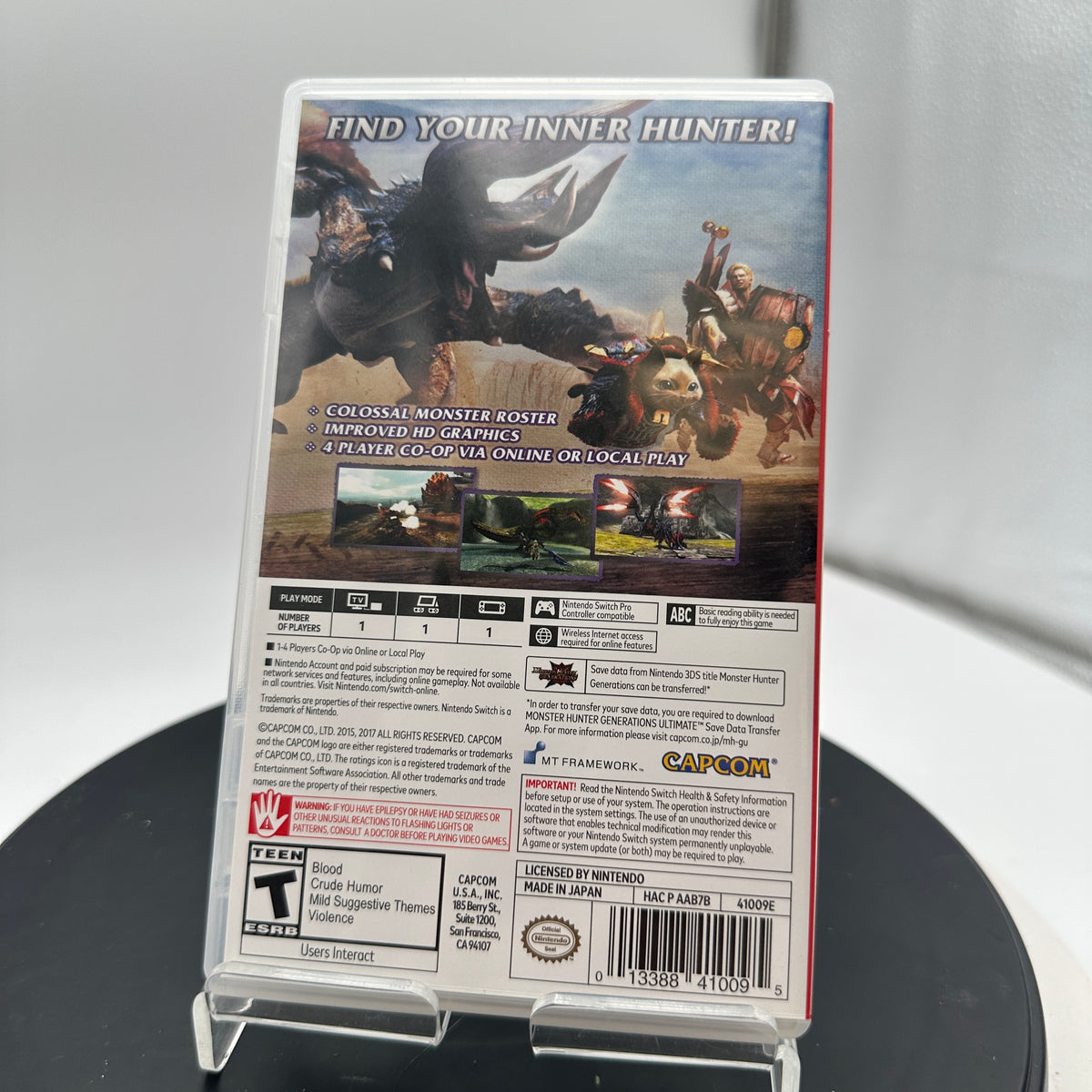 Nintendo Switch Monster Hunter Generations Ultimate CIB