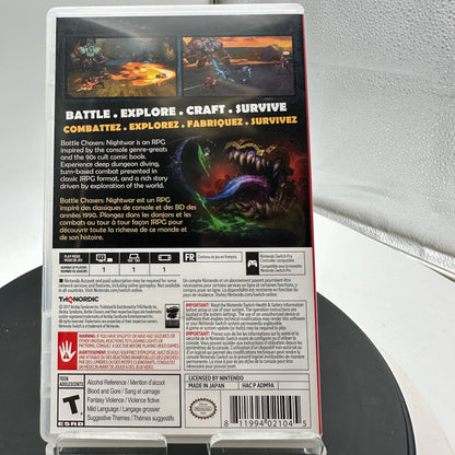 Battlechasers: Nightwar Nintendo Switch Video Game CIB