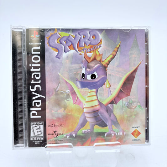 PlayStation Spyro The Dragon Video Game Complete in Box