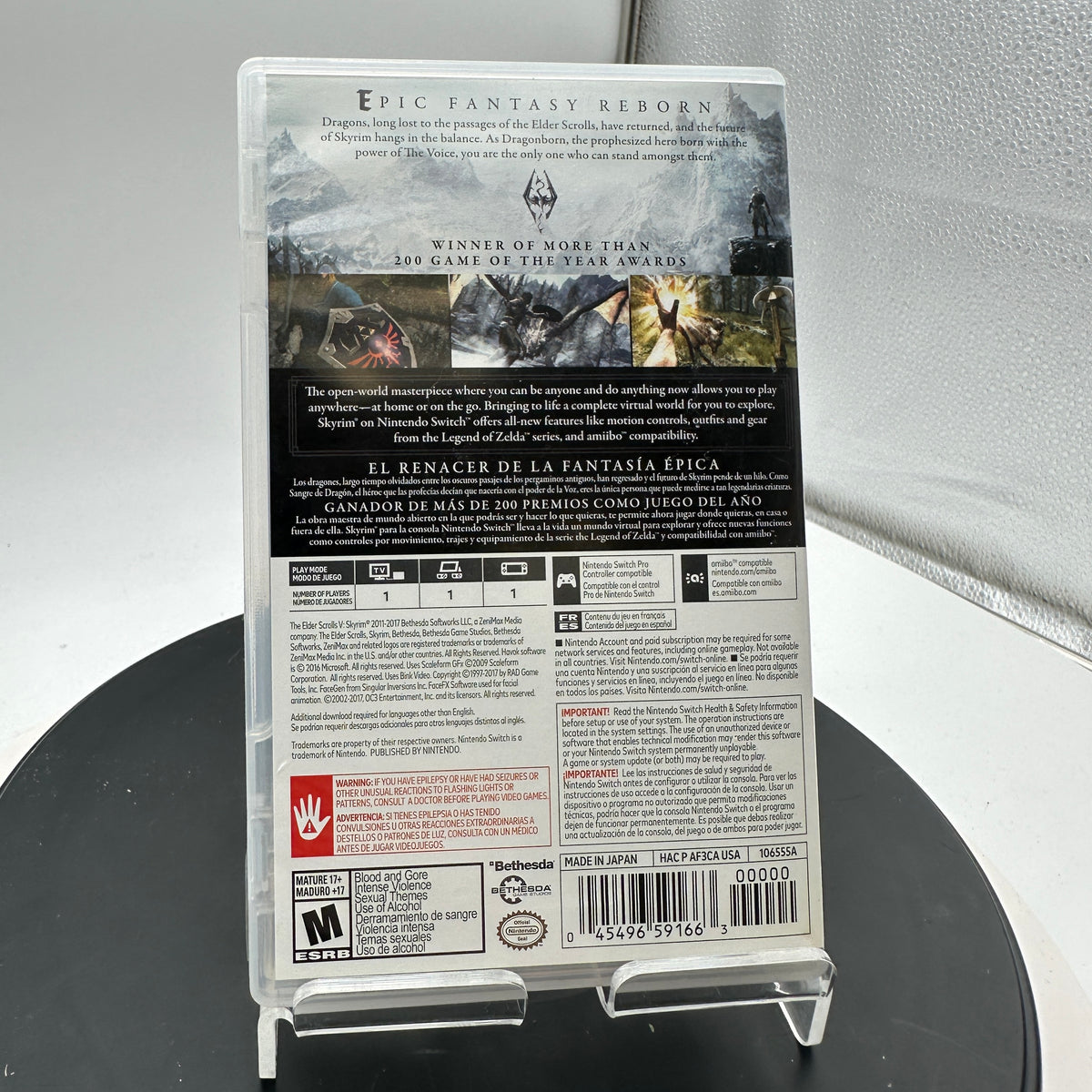 Nintendo Switch The Elder Scrolls V: Skyrim CIB
