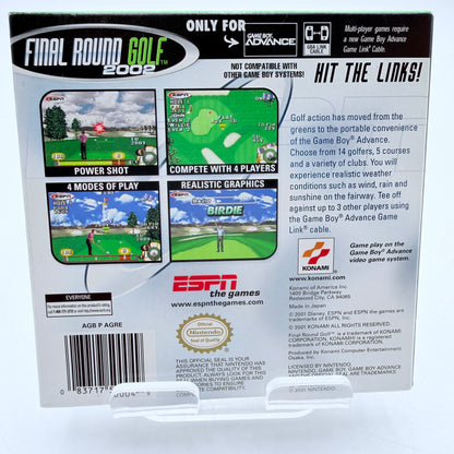 GameBoy Advance - Final Round Golf 2002