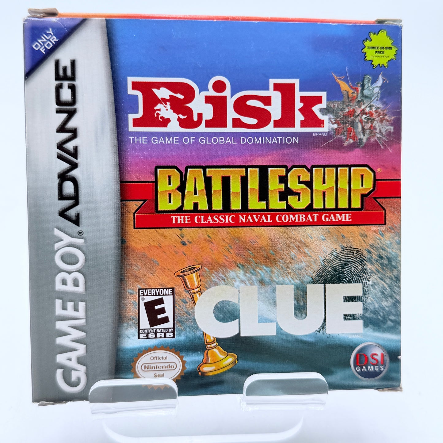 GameBoy Advance Risk Battleship Clue  CIB