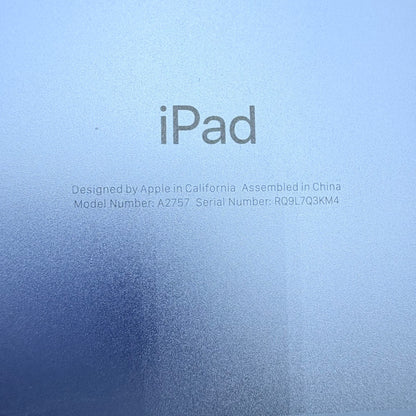 Apple iPad 10th Gen A2757 64GB WiFi Cellular Unlocked Blue