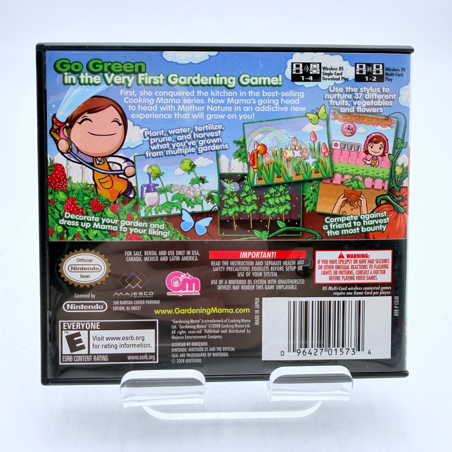 Nintendo DS Gardening Mama In Box