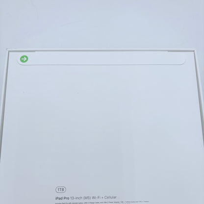 New Apple iPad Pro 13" M5 A3361 (2025) 1TB WiFi Cellular Unlocked